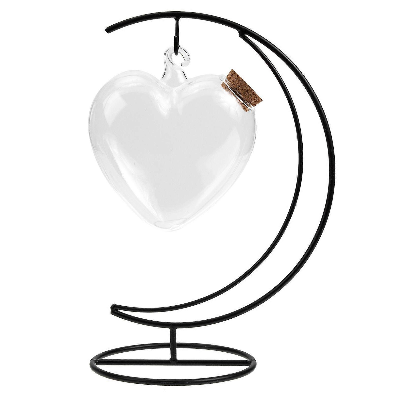 1 Set of Transparent Landscape Bottle Decorative Wishing Bottle Origami Star Container