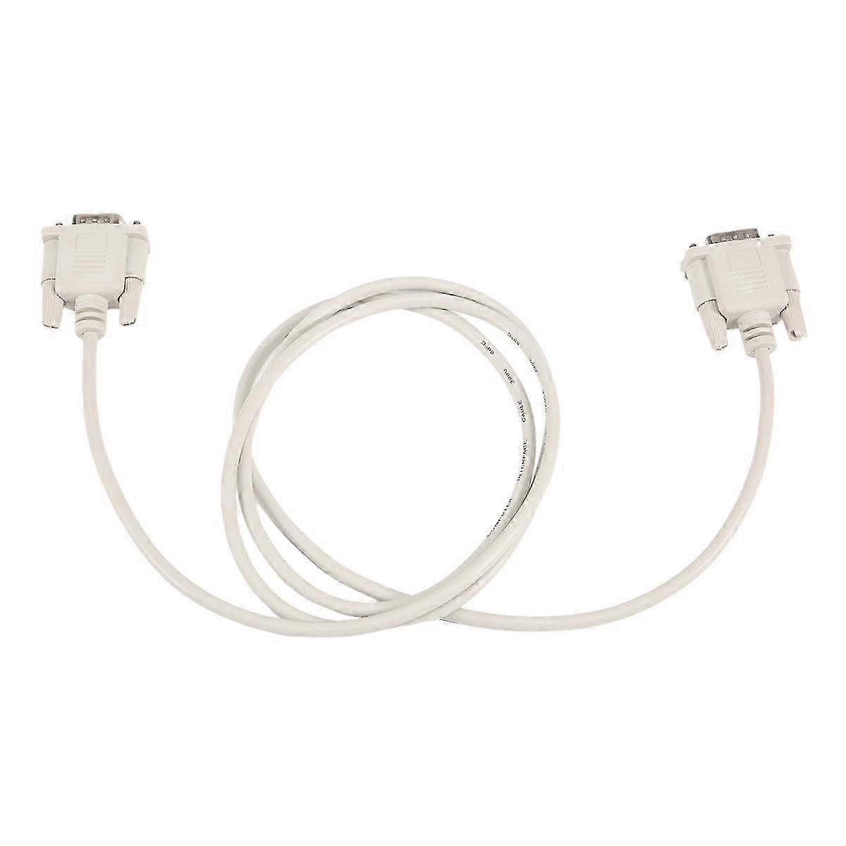 VGA DB15 Stecker auf RS232 DB9 Stecker Adapterkabel - Weiß, 1,4M Grafik-Verlängerungskabel