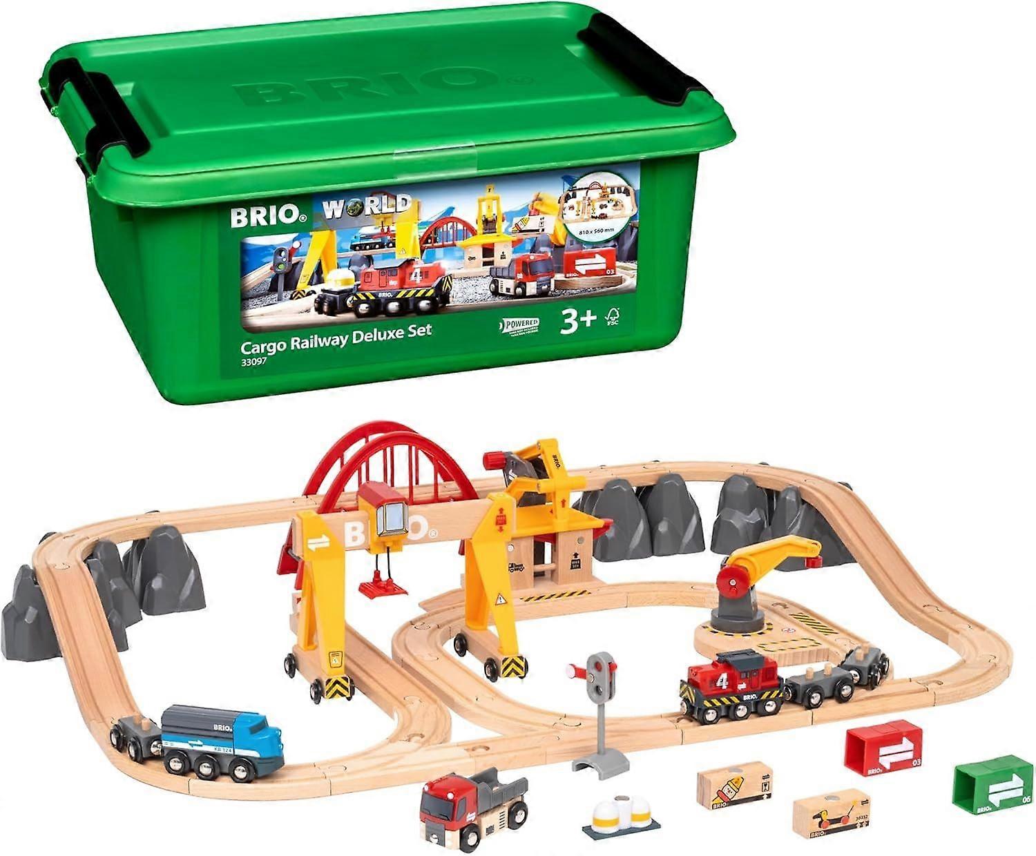 BRIO - Cargo Railway Deluxe Set 33097 Toy