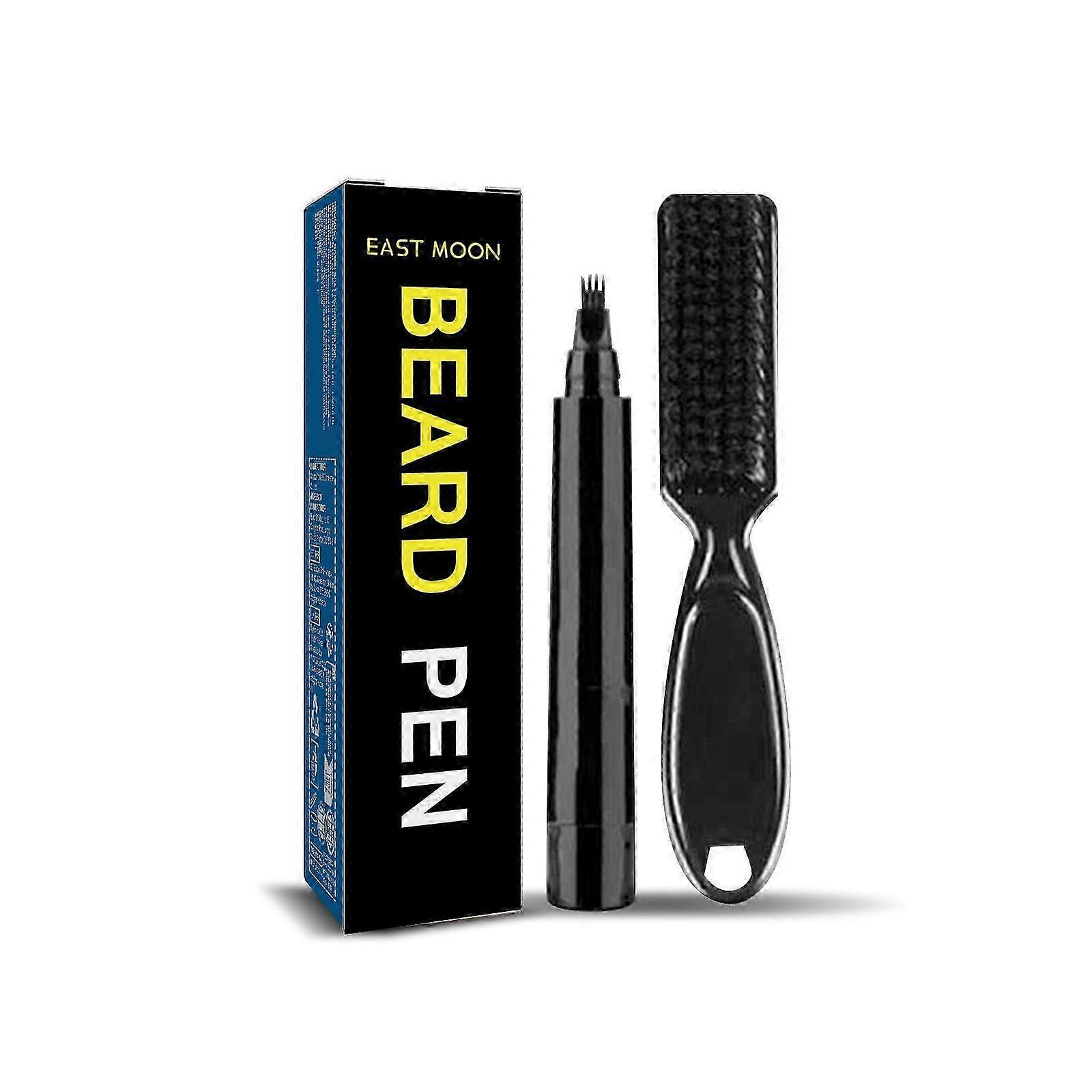 Waterproof Beard Filling Pen - Dual Protection, Non-Fading, Easy to Use, for Full Beard Style