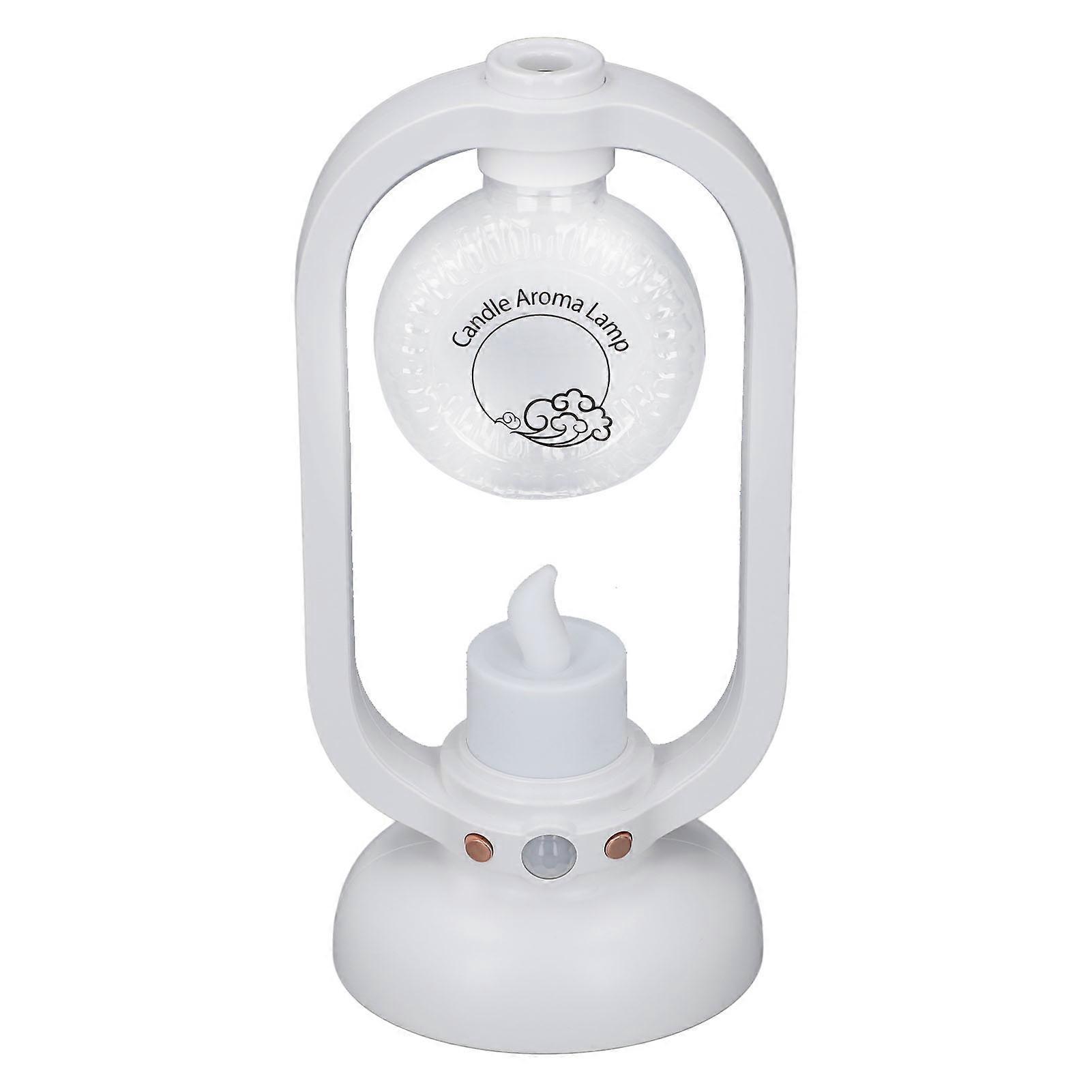 50ml USB Retro Candlelight Aroma Diffuser 20cm White LED