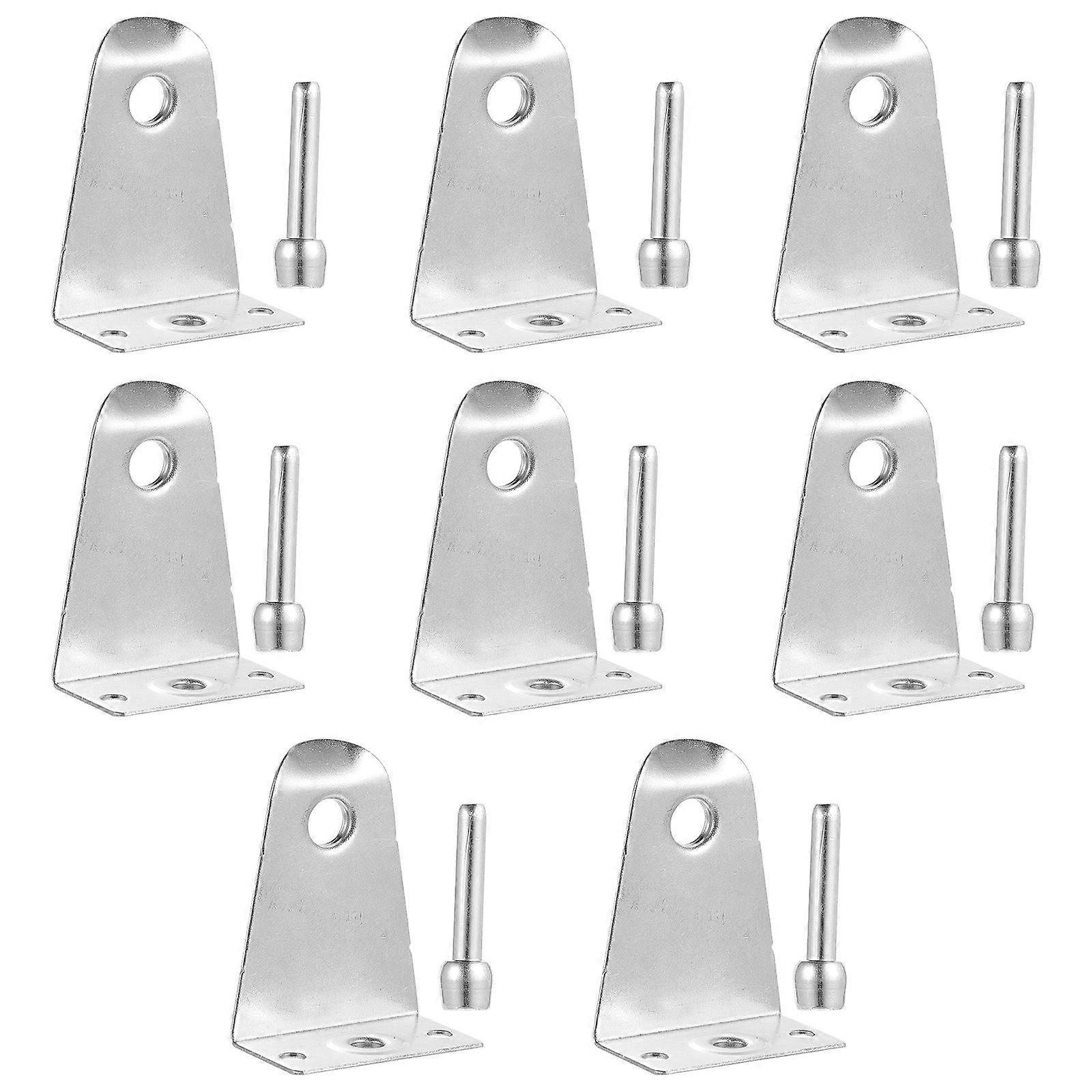 8 Sets Blind Brackets Stainless Blind Holder Replacements with Pin Bolts