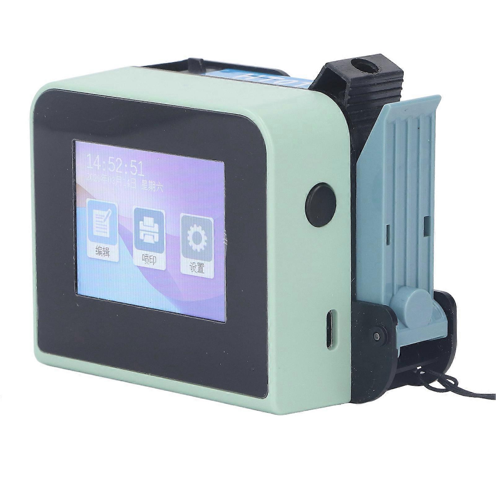 Portable Handheld Inkjet Printer 12.7mm HD Touch Screen EU Plug