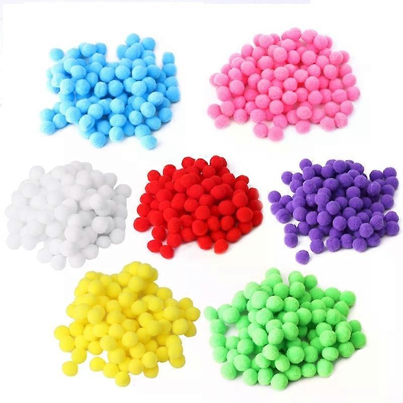 Plush Round Balls, 100 Pcs Multi Purpose Craft Making Tools for DIY Decorations Art Projects