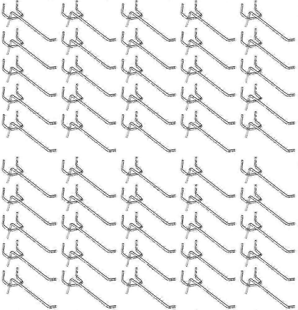 50 Pcs Pegboard Hooks,wall Shelf Hooks For Display Pegboard Garage Store Tools Storage Hanger Wall Shelf Hooks-YuJia