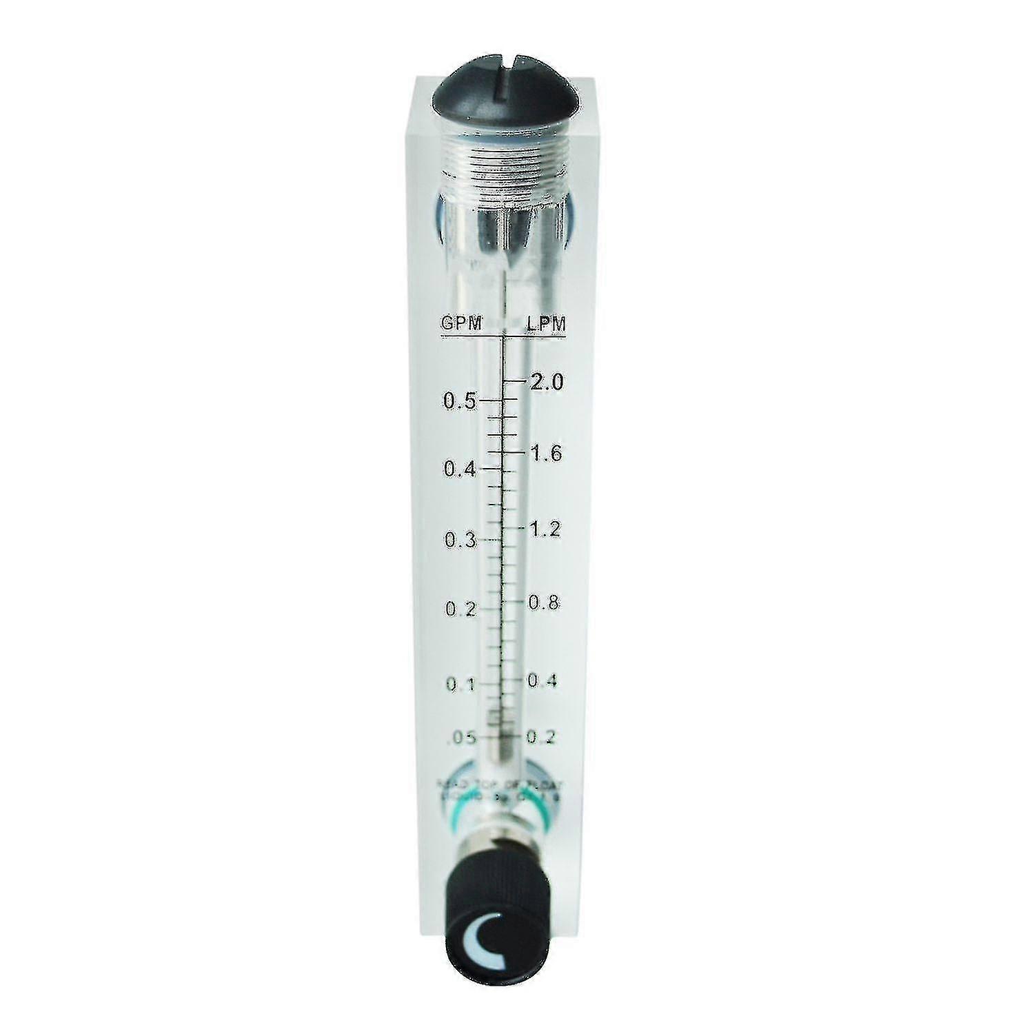 1/2" Pt Thread 0.05-0.5gpm 0.2-2lmp Water Liquid Flow Meter Flowmeter