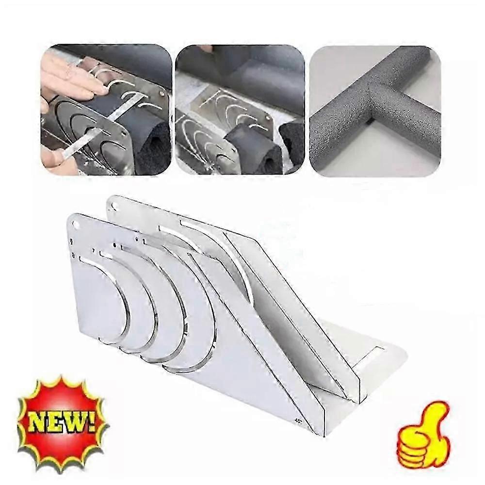 Professional 45-Degree Foam Pipe Cutter for Accurate Insulation and DIY Projects