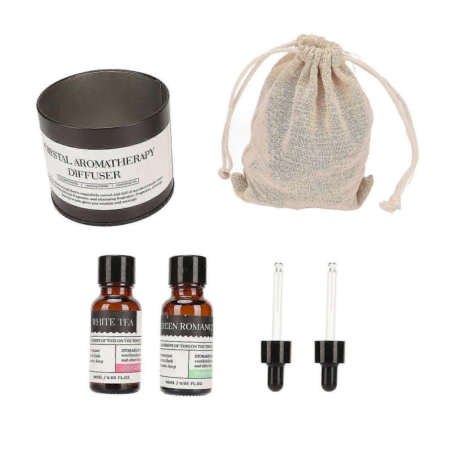 2025 Latest Model 2pcs 20ml Essential Oil Aromatherapy Diffuser Set Reduce Str...