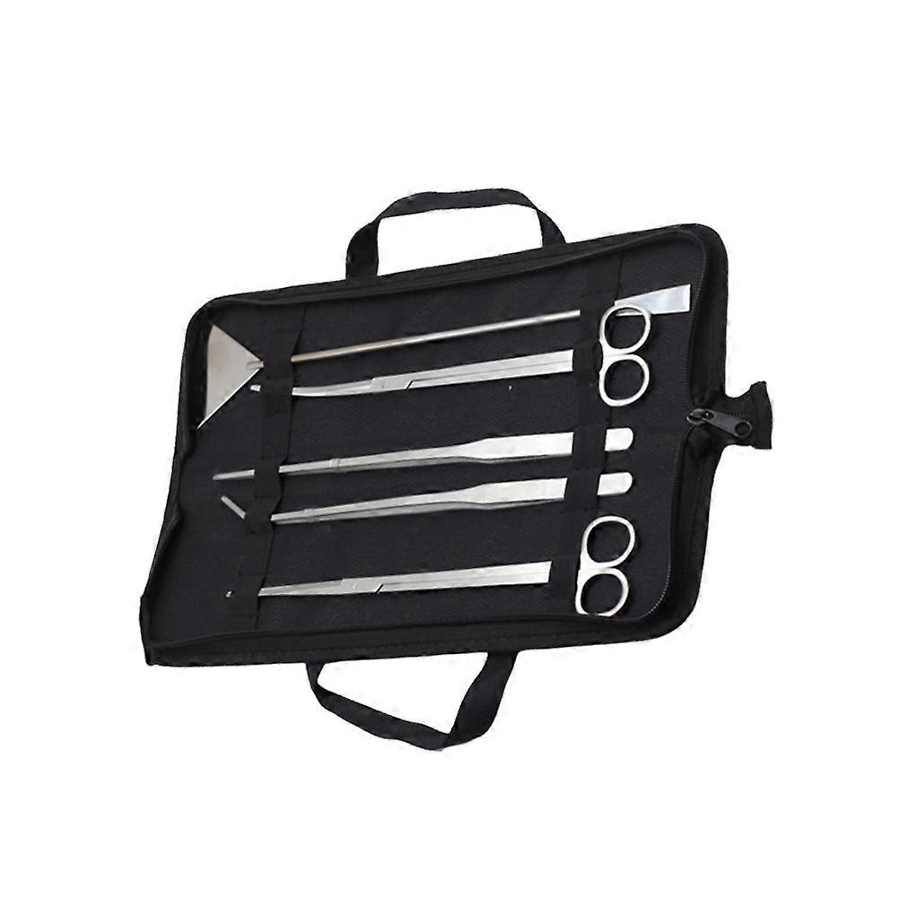 Aquarium Aquascaping Tweezer with 5Pcs for Plant Maintenance