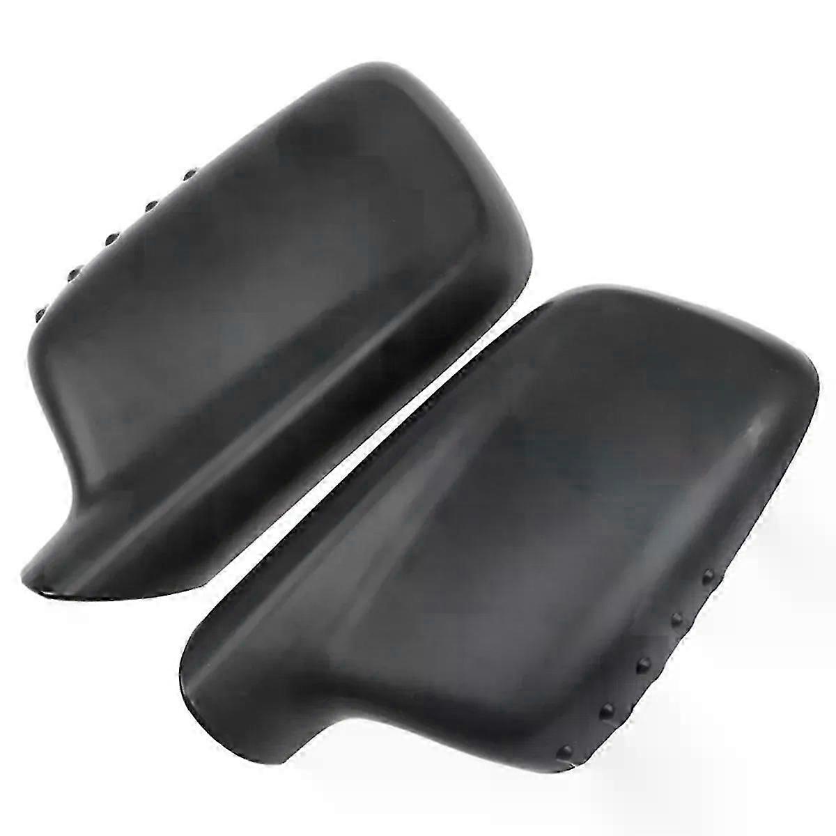1Pair Car Rearview Mirror Covers Trim Caps Fit For BMW E65 E66 E67 E46 Coupe E46 Cabrio 51167074236 51167074235 Black