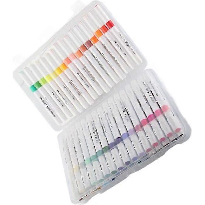 Suc Acrylic Paint Pens High Coverage Acrylic Paint Markers Stationery Felt Tip Marker 24 48 Colors