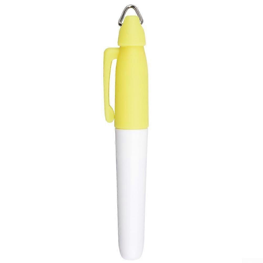 Ball Marker Pen For Drawing Alignment Lines, Waterproof FastDrying Ink, Portable Plastic Liner With Hanging Hook, Model 11 Yellow
