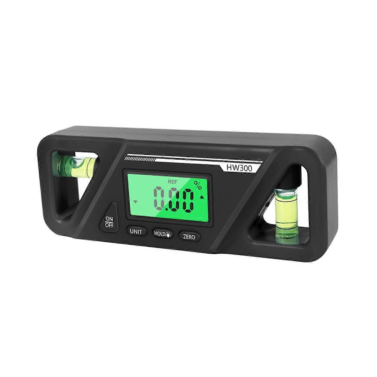Digital Level Box Protractor Angle Measuring Tool Magnetic Rule For Precision Measurement Black
