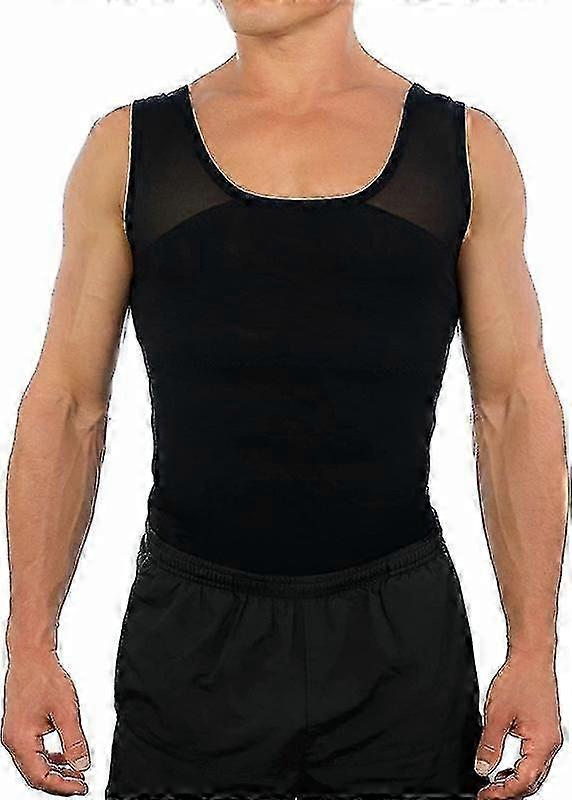 men's chest compression shirt for moobs