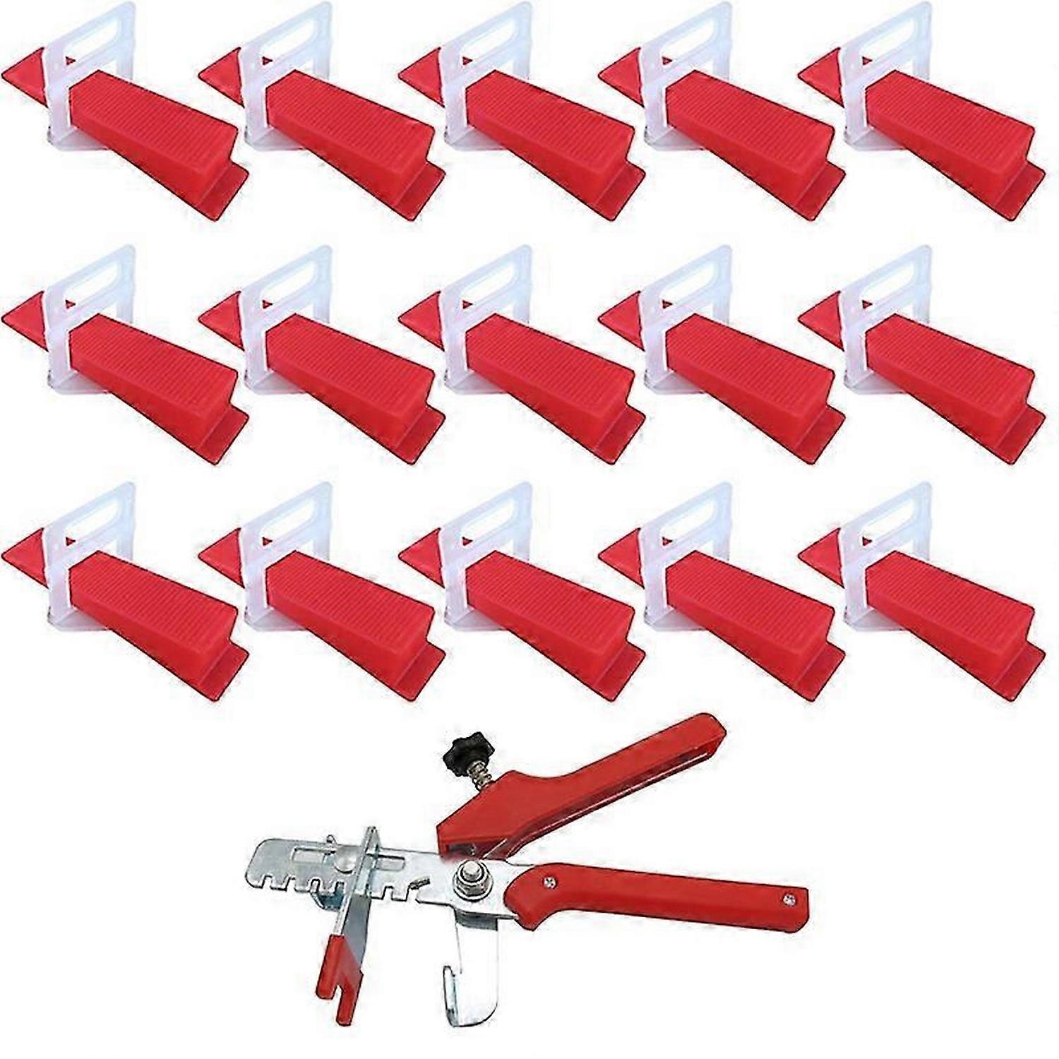 300Pcs Clips+100Pcs Wedges +1Piece Plier Tiling Tools Tile Spacer