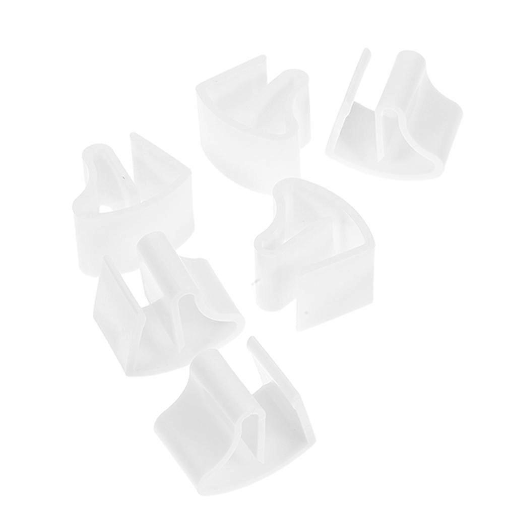 Curtain Accessories Heavy Duty Hooks for Pleated Curtains 12Pcs White