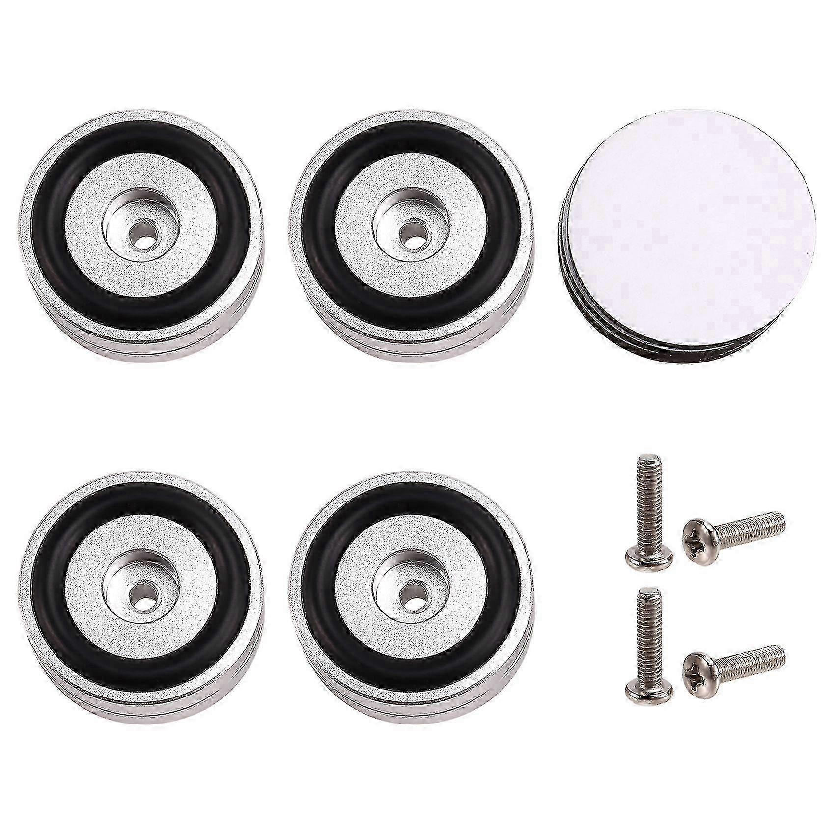 4-Piece Hi-Fi Turntable Isolation Feet Stand with Speaker Spikes and Audio Pads for Amplifiers Speakers and Turntables