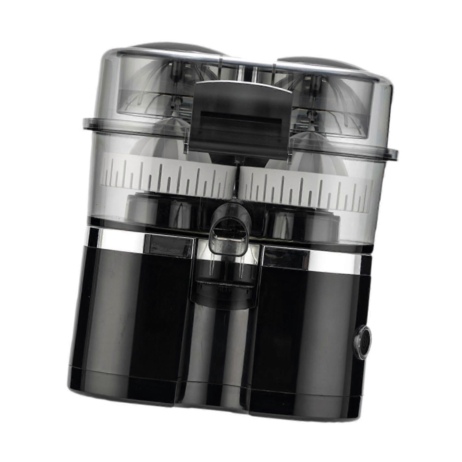 Citrus Juicer Dual Heads Black For Lemon, Orange, Tomato, Grapefruit
