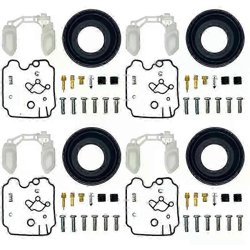 Ισχύει για Yamah Fzr600r 1989-1999 Fzr600 Fzr 600 R Κιτ επισκευής καρμπυρατέρ μοτοσικλέτας Σύστημα καυσίμου Διάφραγμα εμβόλου πλωτήρα