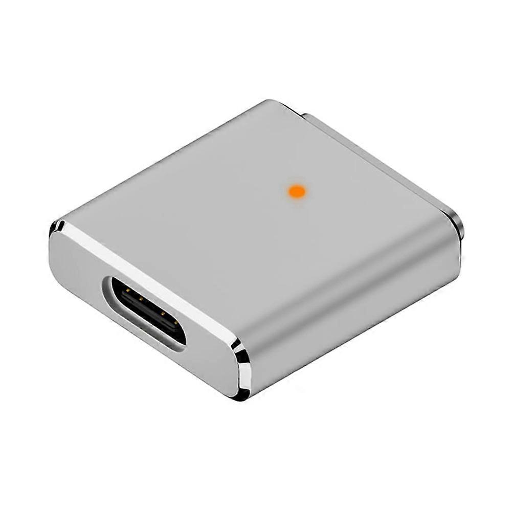 Type C to 3 100W Adapter Fast Charge, Portable, Silver