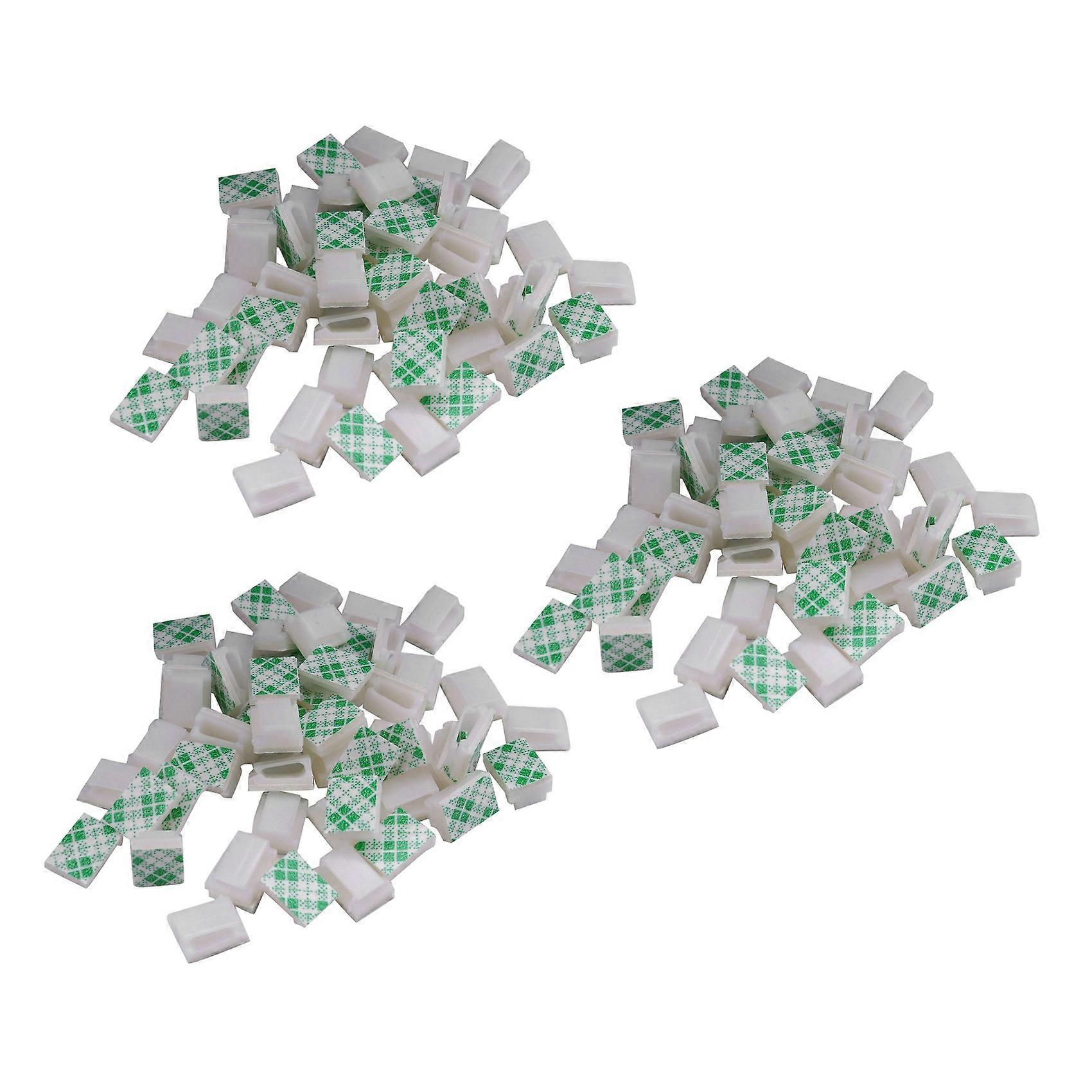 Self-Adhesive Wire Bundle Holder Tie Mount Clip, 7 mm Width, 150 Piece