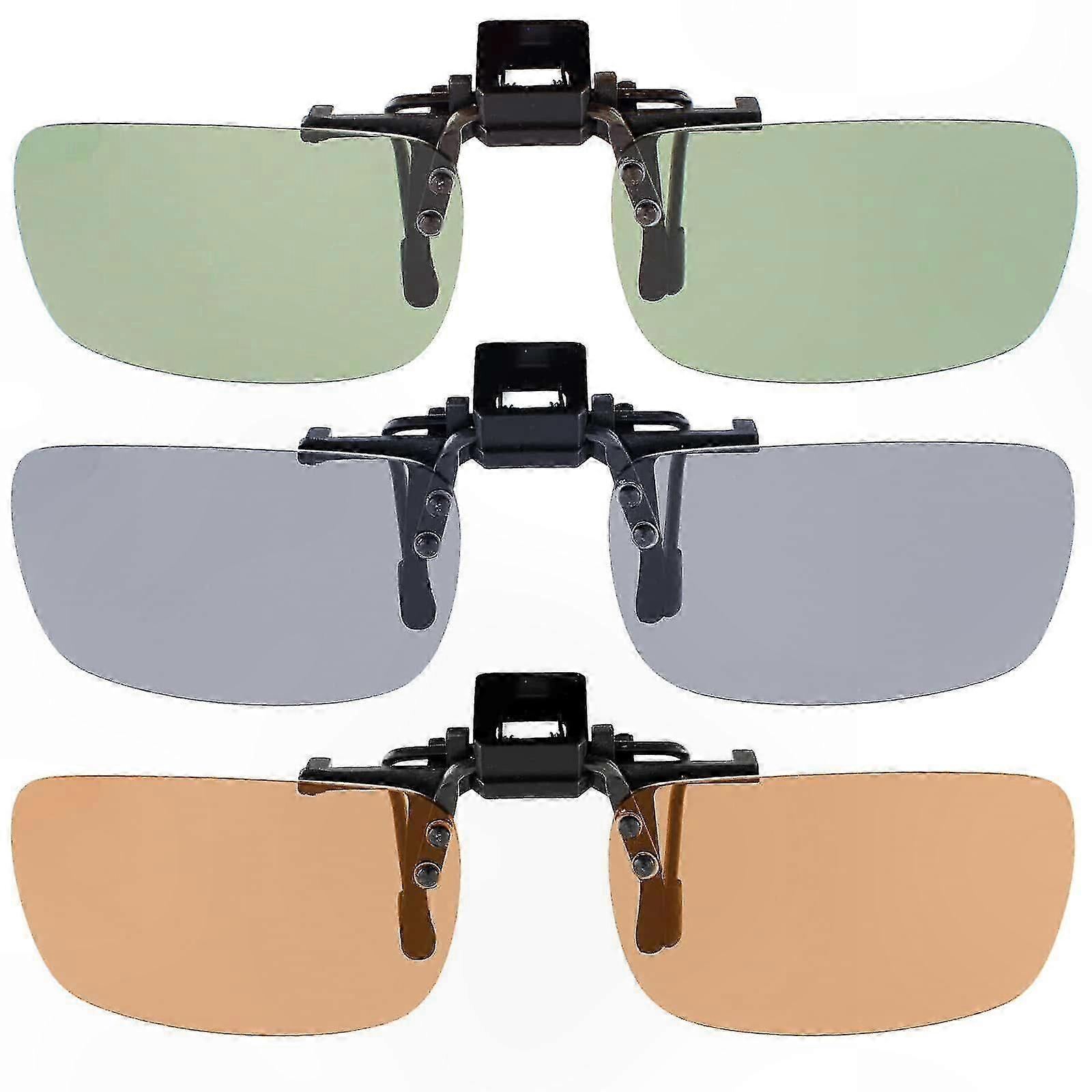 Universal Clip-On Eyeglass Adapters for Non-Polarized Lenses