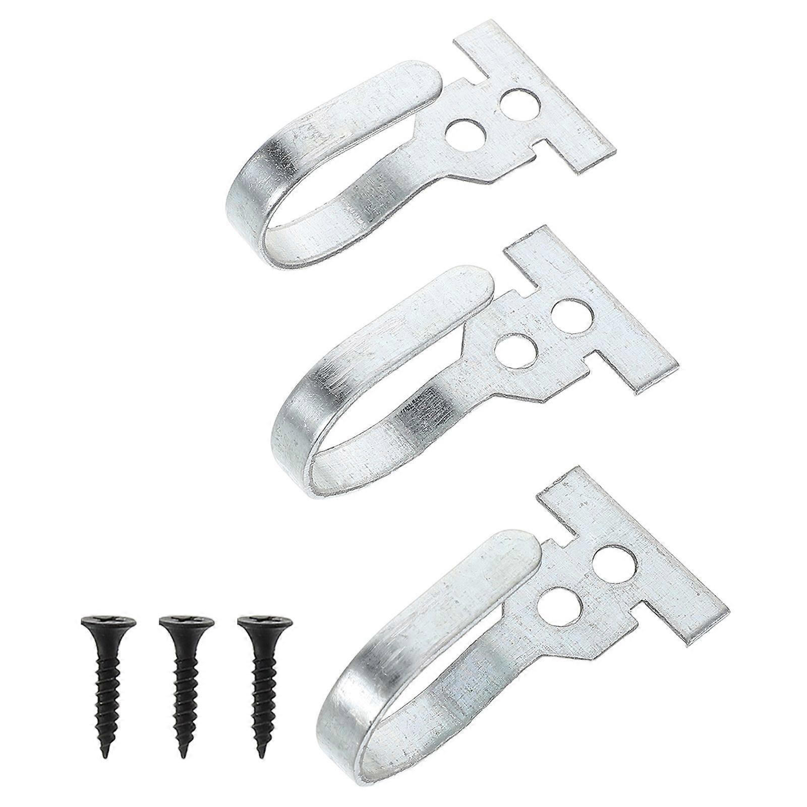 Curtain Rod Brackets Hanging Hooks for Bathroom Hardware 15Pcs