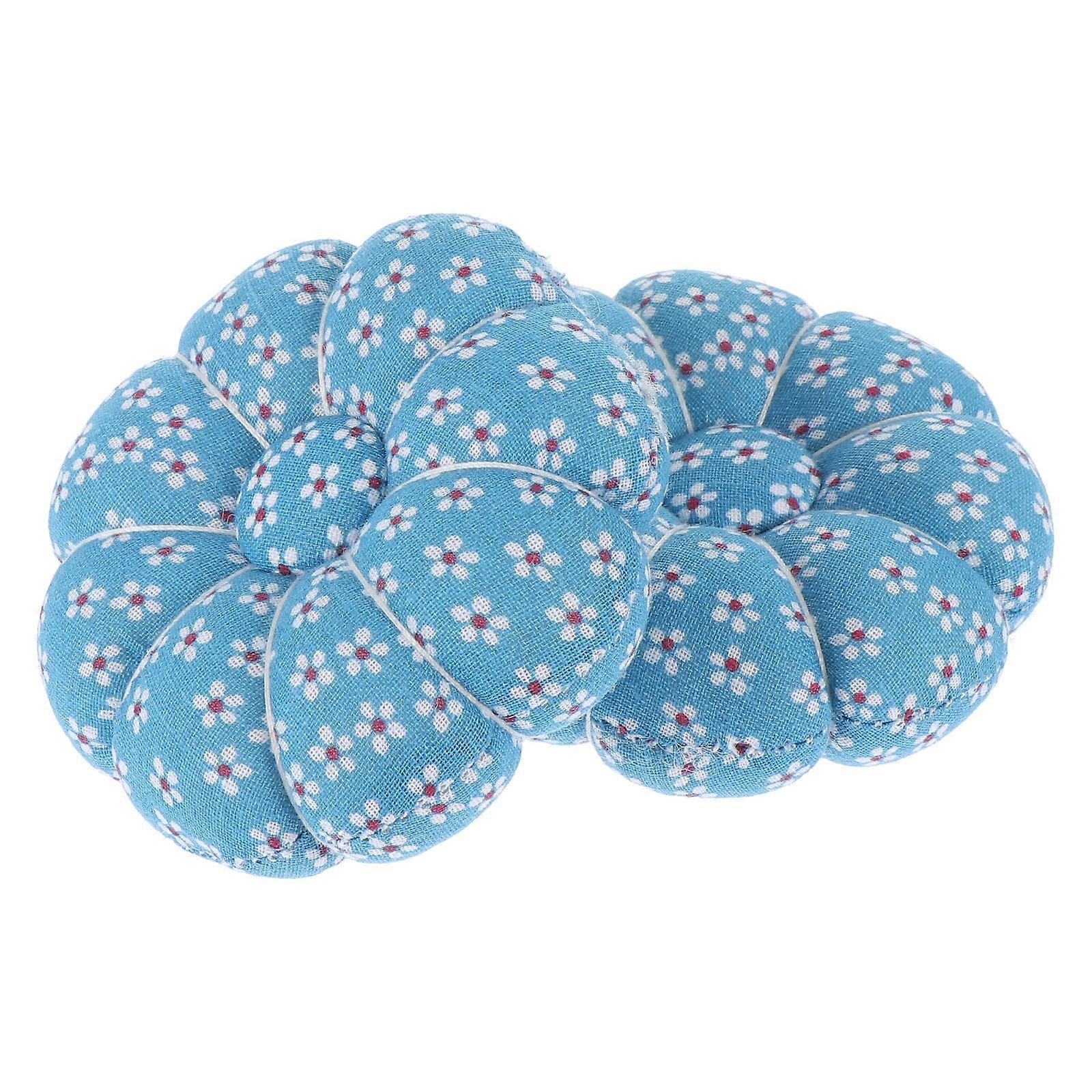 Pumpkin Shaped Needle Cushion for Sewing 4Pcs Soft Cotton Material