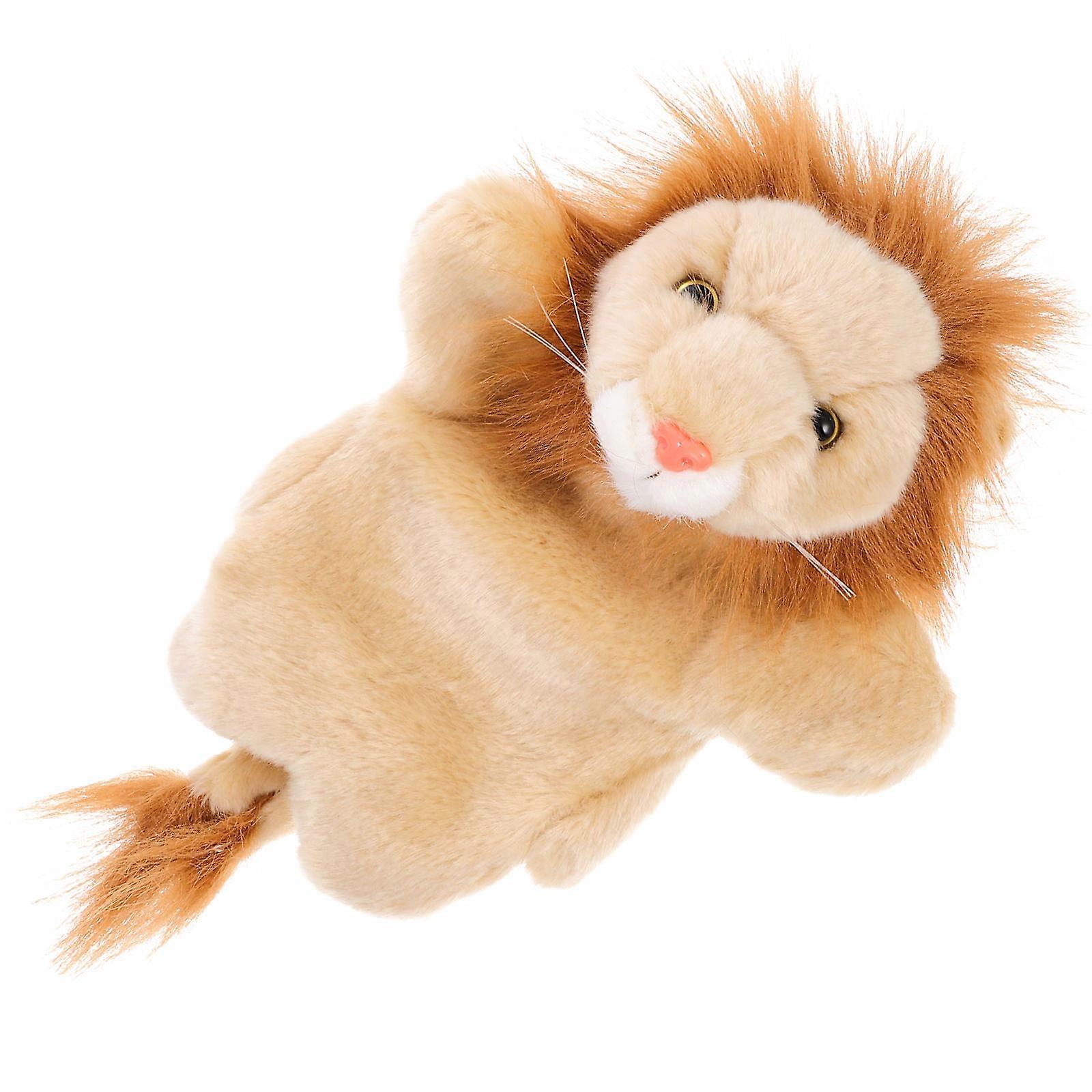 Interactive Lion Hand Puppet Plush Toy 4Pcs for Kids Storytelling