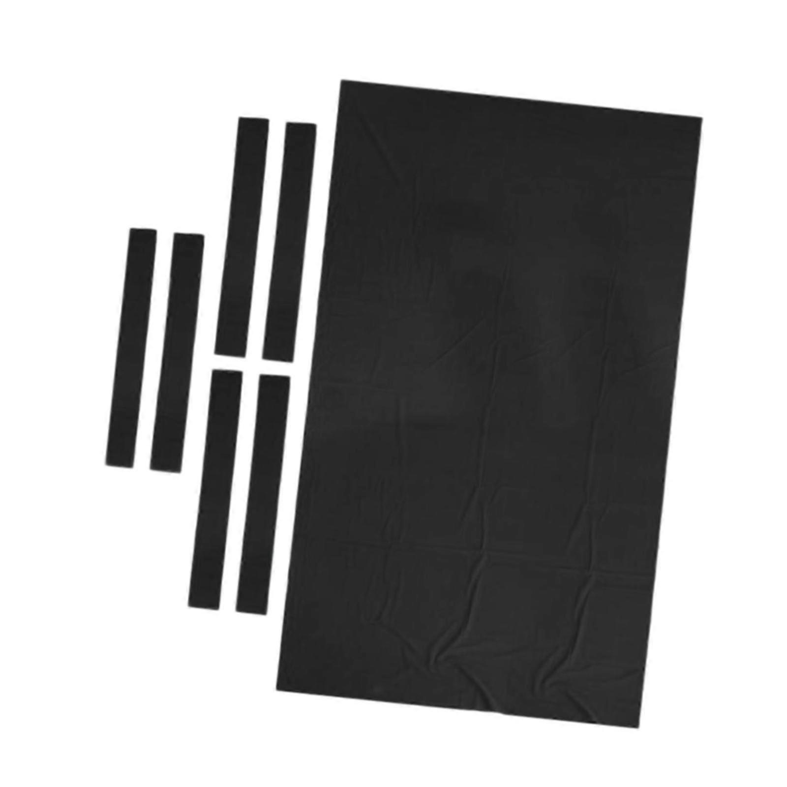 Billiards Pool Tablecloth and 6 Pcs Strips Wool Blend Indoor Pool Tablecloth for 9ft Table