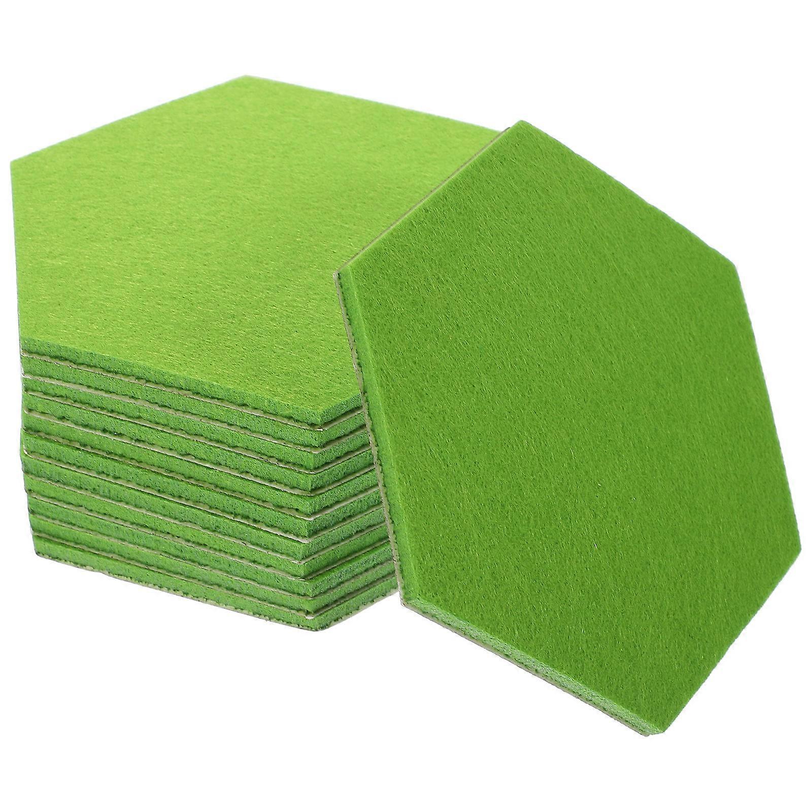 48 Pcs Hexagon Felt Wall Tiles Versatile Bulletin Board For Office Home School Small Spaces Decoration