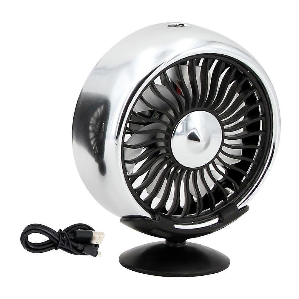 Car Air Cooling Fan Strong Wind Cooler Fan with 3Pcs for Vehicle Dashboard