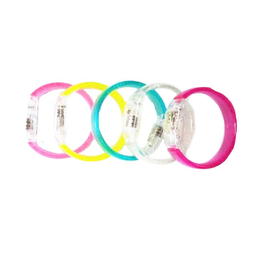 Concert Luminous Wristbands LED Colorful Bracelets for Party Use 10 Pieces