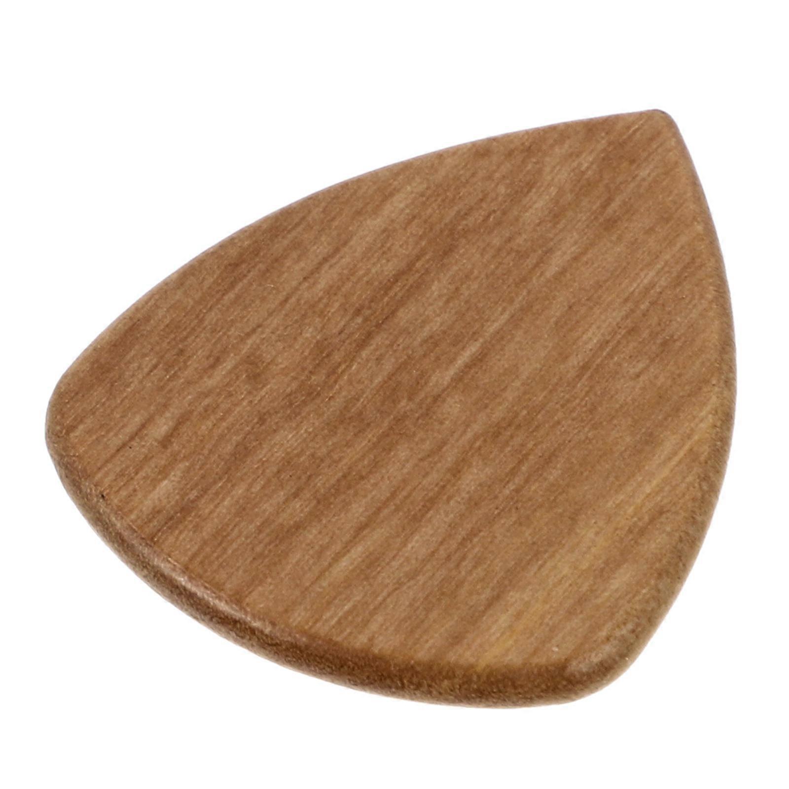2Pcs Durable Wooden Guitar Pick Ideal For Practice And Performance Small Size Designed For Classical And Folk Guitars