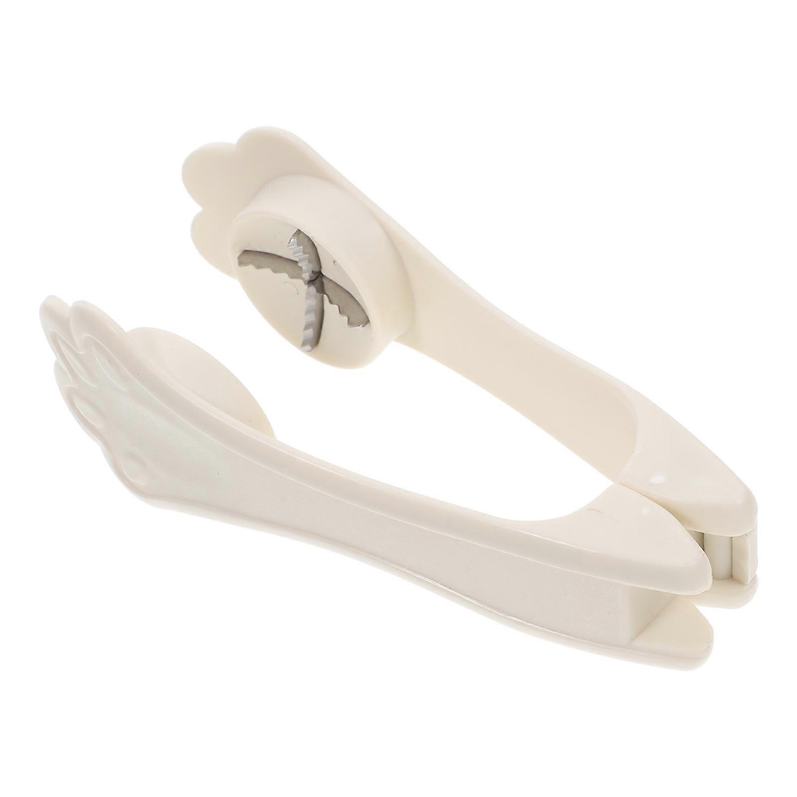 Chestnut Shell Machine Portable Nut Chestnut Clip Kitchen Gadget Ivory Pp Stainless Steel for 1Pack