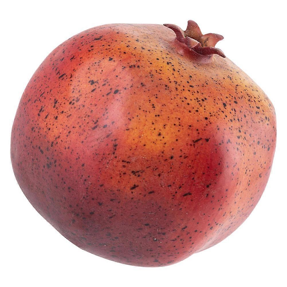 Foam Fruit Decor Pomegranate Model for Decoration 4Pcs Set