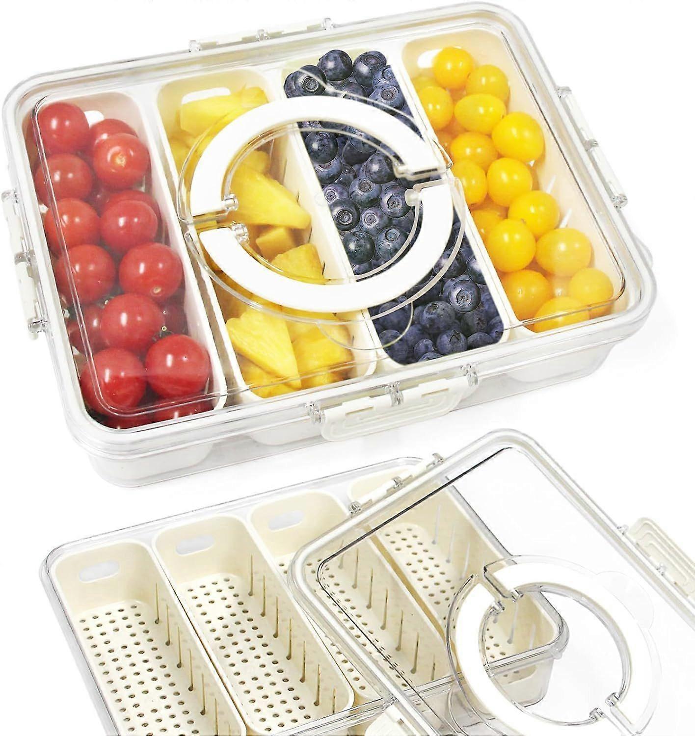 2025 Latest Model Snackle Box Container: Beach Vacation Essentials - Fruit