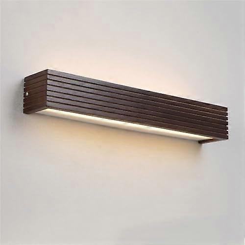 45cm Modern Black LED Vanity Mirror Light Rectangular Wall Sconce For Bathroom And Makeup 35cm 4000K