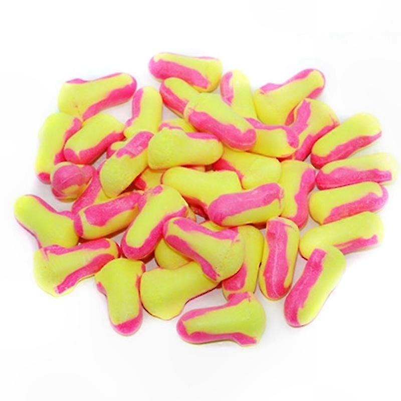 Noise-Canceling Foam Earplugs for Work, Study, and Sleep - 100 Pairs of Soft Soundproof Protection Ear Plugs