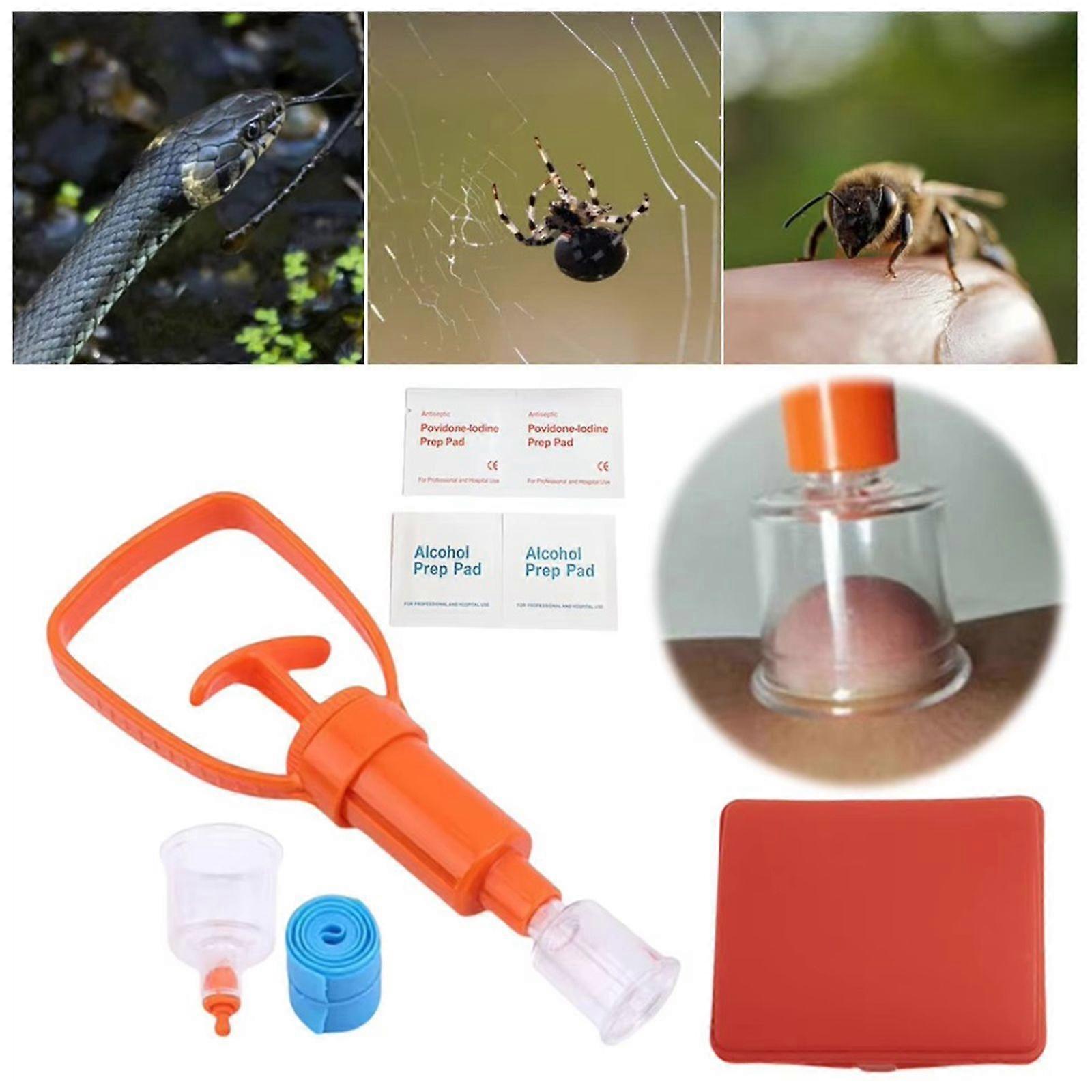 HOT! Venom Extractor for Bee Sting and Snake Bite, First Aid Tool for Camping