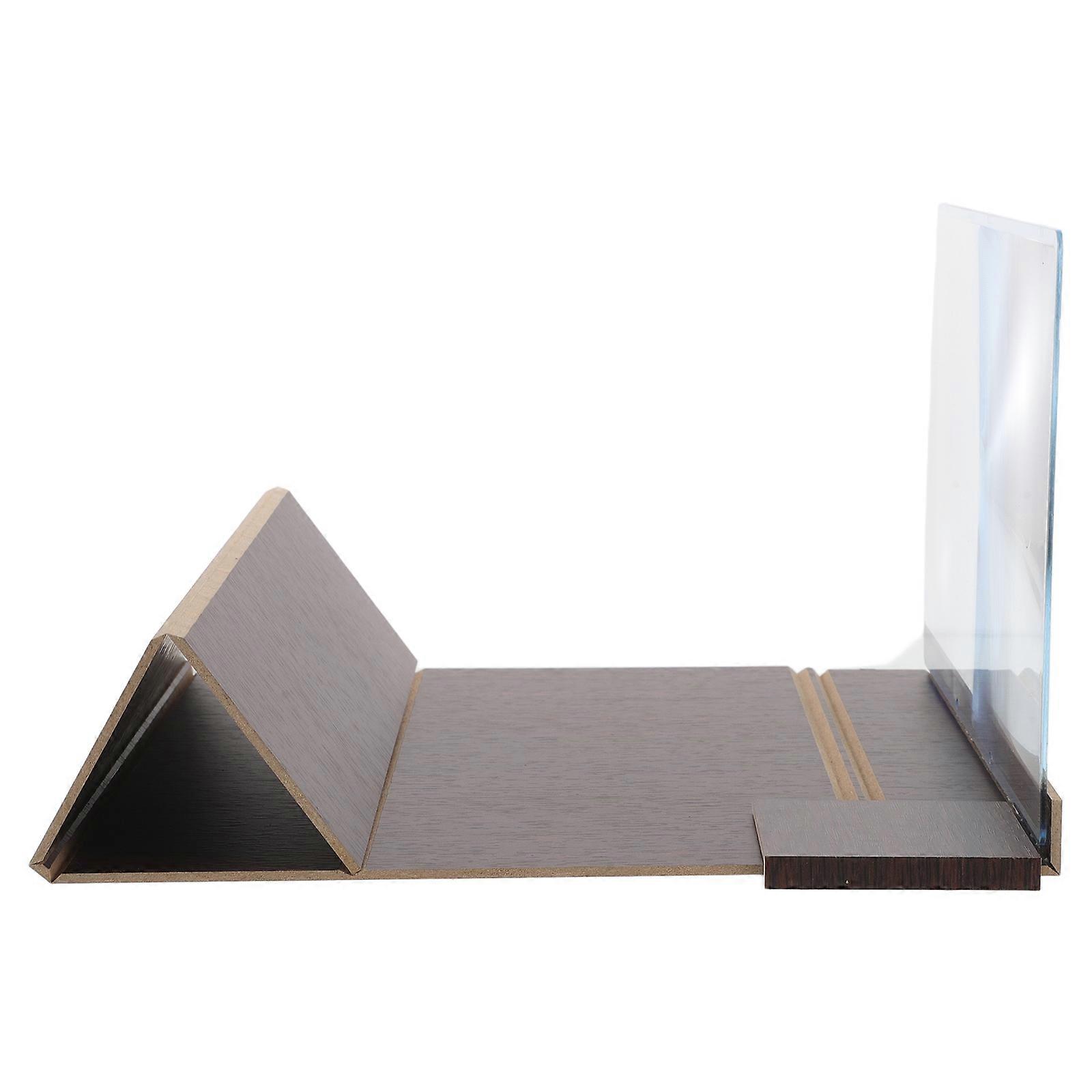 4Pcs Wooden Material Mobile Phone Magnifier For Smartphone Users Ideal For Eye Strain Reduction With Portable Design For