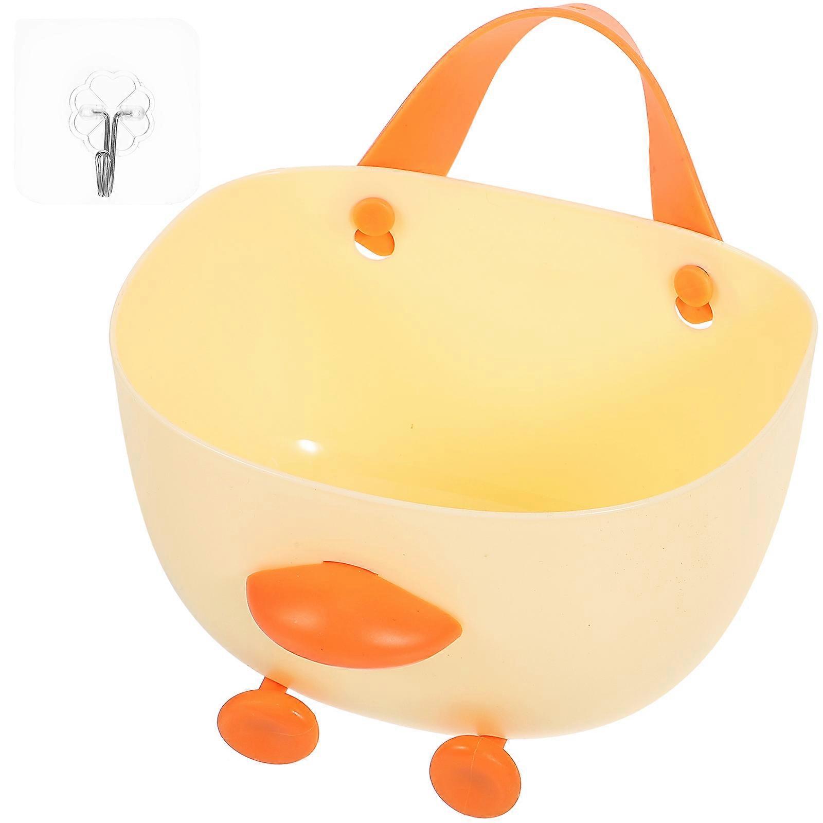 Hanging Clutter Baskets 5Pcs Rectangular Toiletries Holder Designed For Bathroom Kitchen Office Simple Style