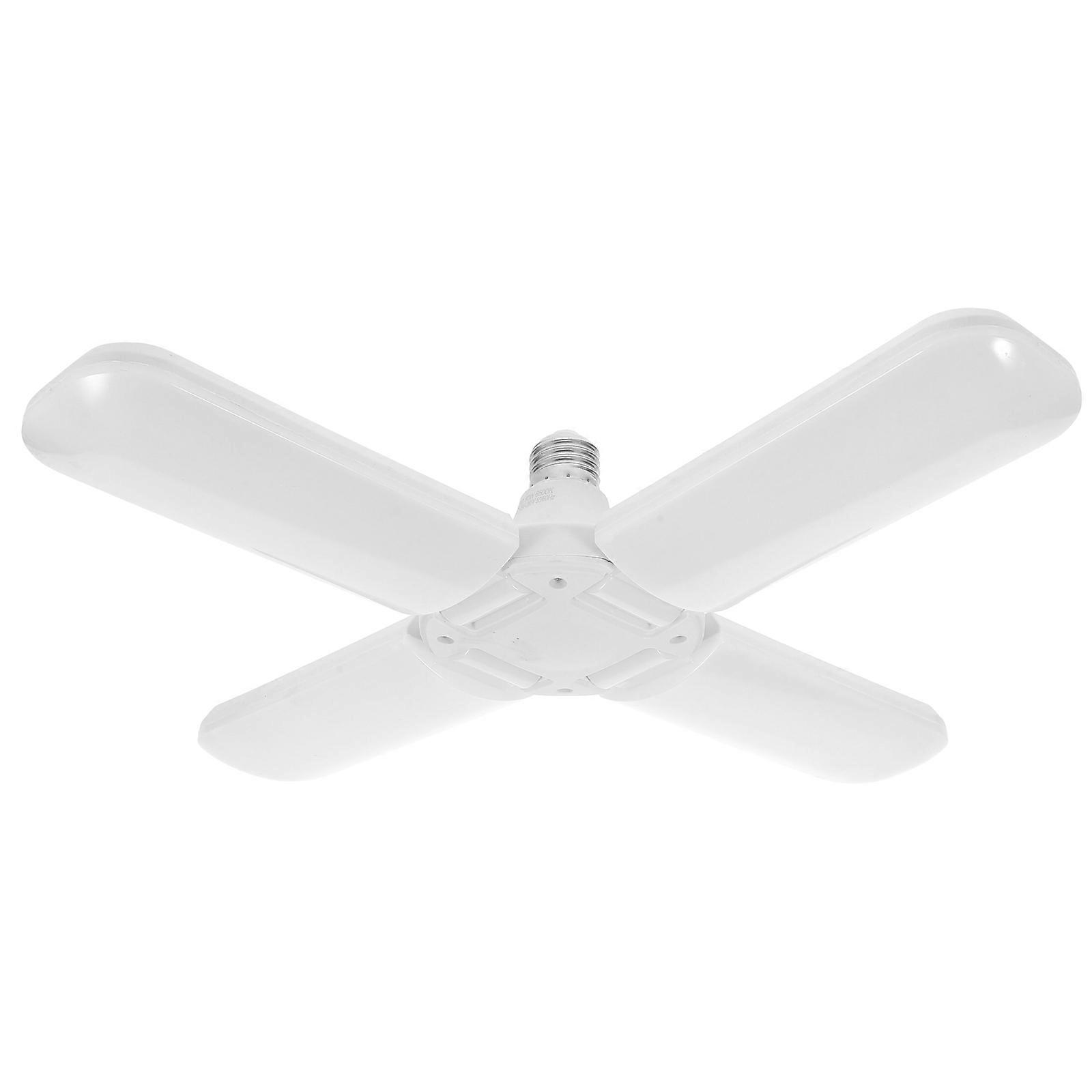 Light Bulb for Garage White Foldable LED Light with Adjustable Angle for Home