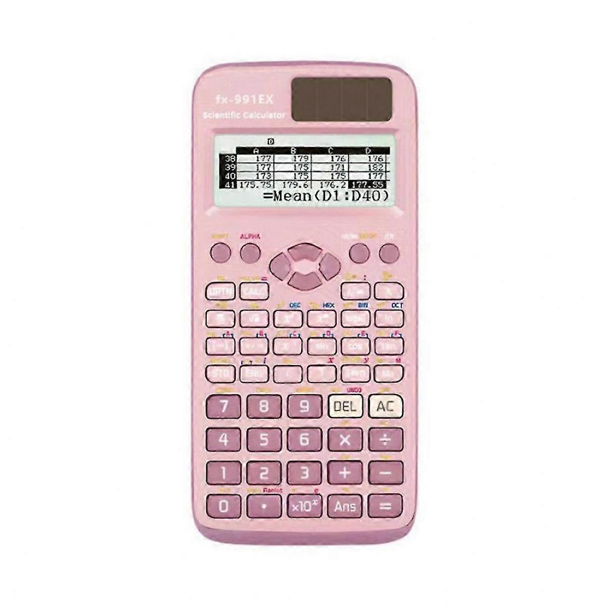 FX-991EX Kalkulator naukowy 552 funkcje Funkcjonalny kalkulator dla uczniów i nauczycieli C