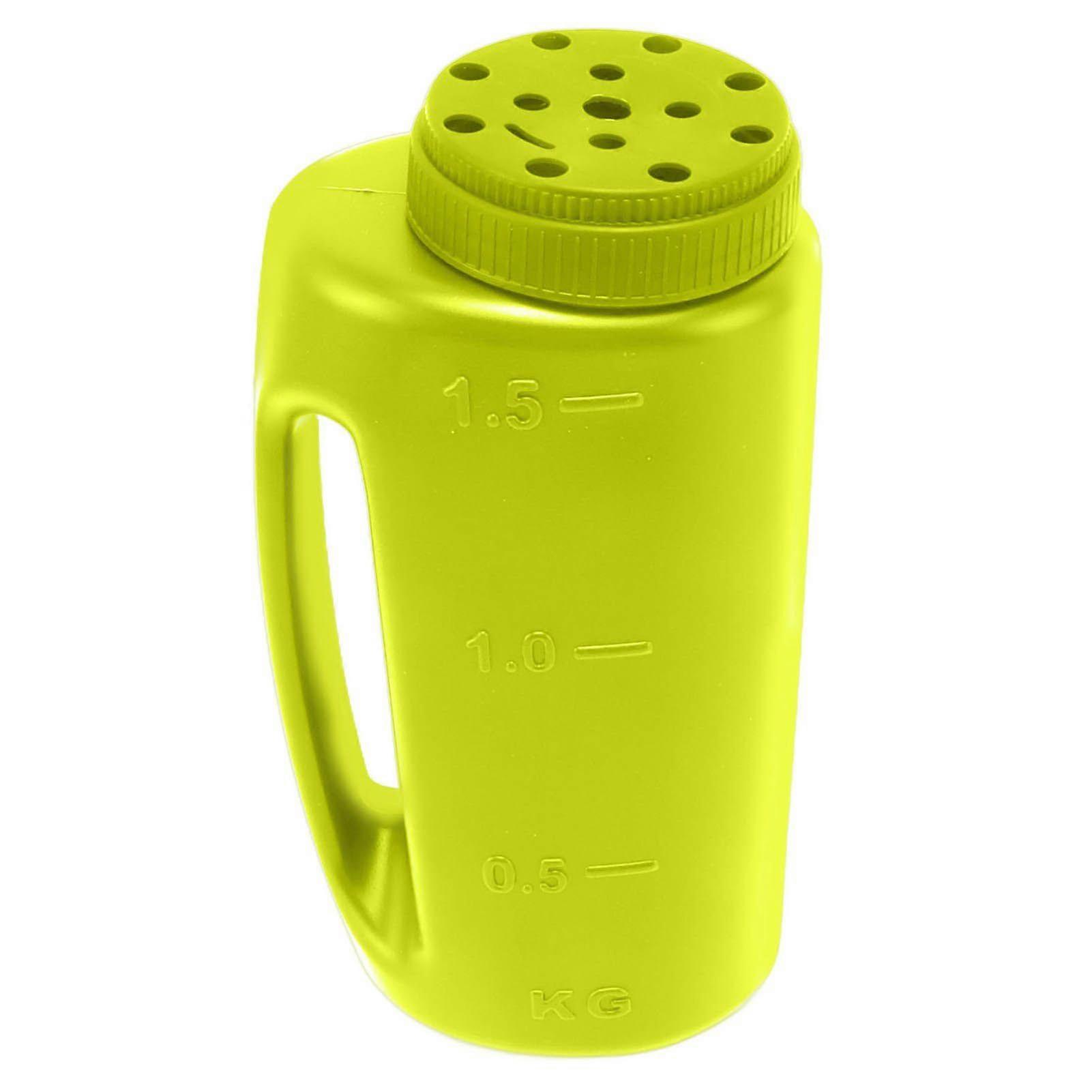 Handheld Fertilizer Spreader Hand Held Grass Seed Spreader Crop Spreading Salt Sowing Pot Green