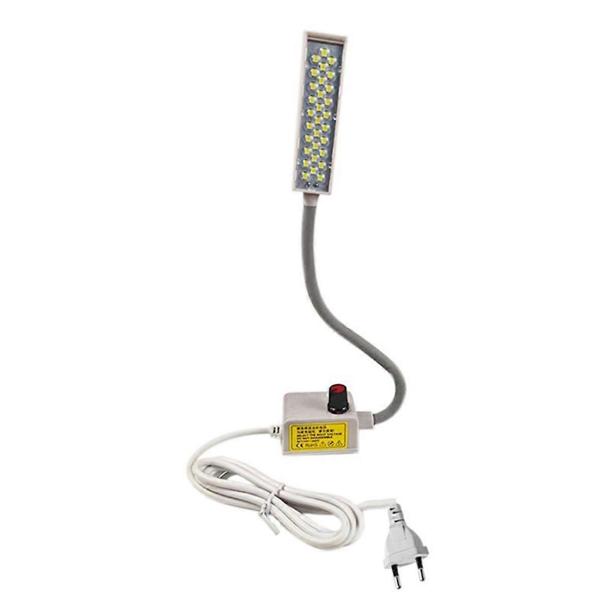 Lampe de machine à coudre multifonctionnelle à 30 LED à intensité variable avec aimant, prise UE