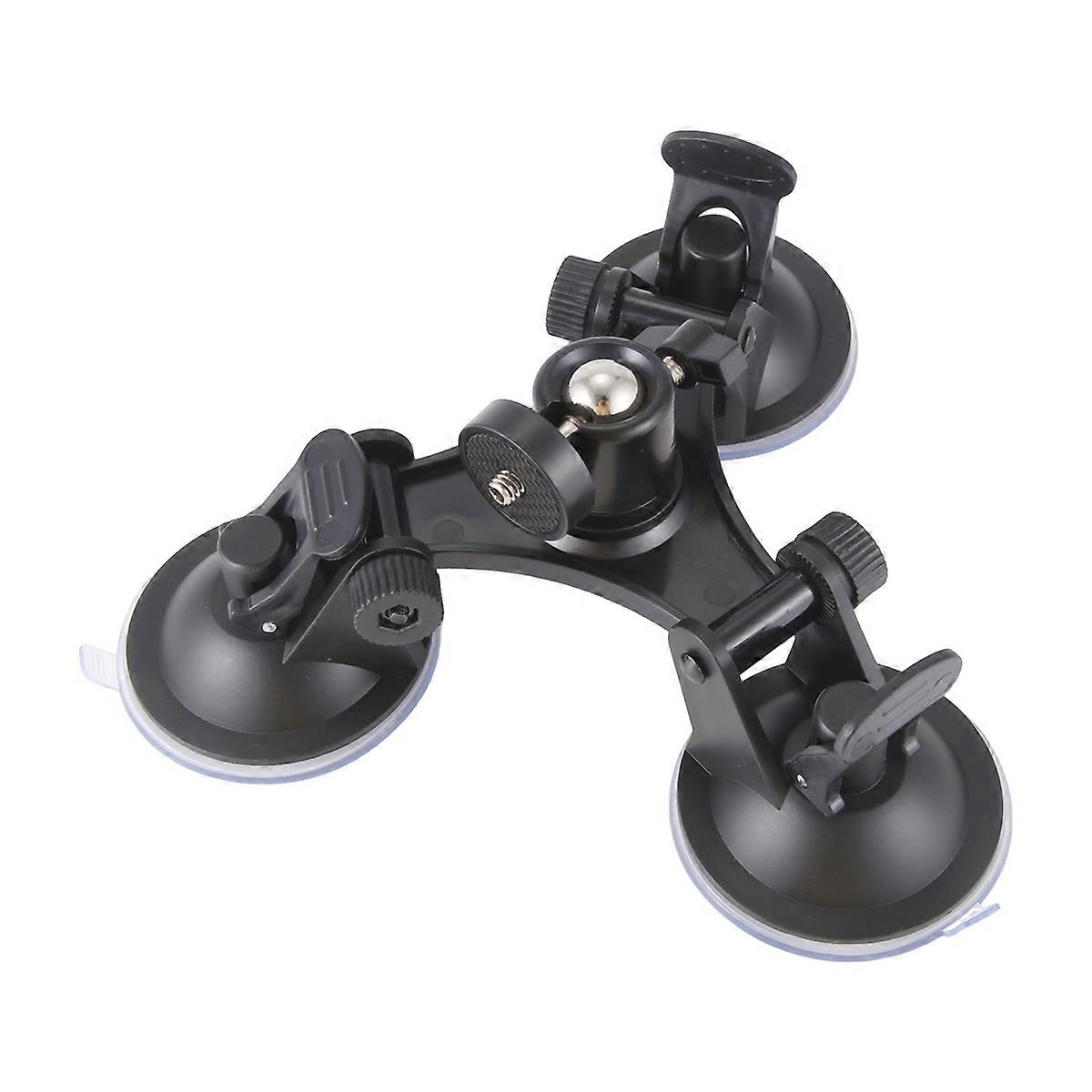 Car Holder Triple Vacuum Suction Cup Mount for Camera