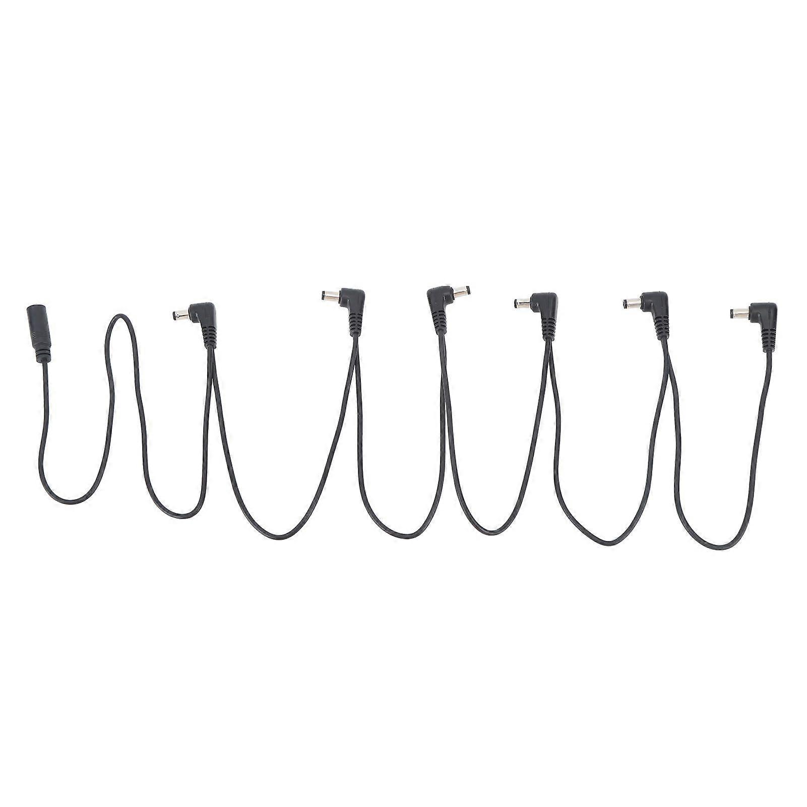 1 to 6 Extension Power Cord Noise Isolation Performance Guitar Effector DC Power Expansion Cable