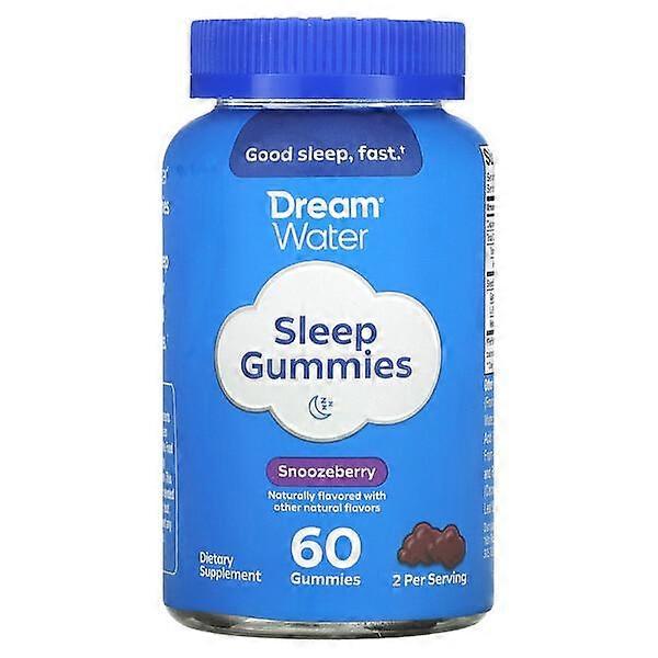 Dream Water, Sleep, Snoozeberry, 60 Gummies