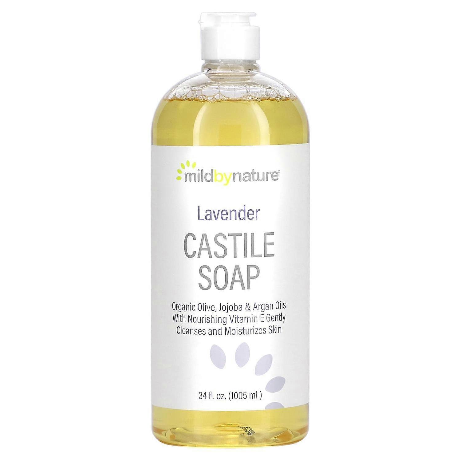 Mild By Nature, Lavender Castile Soap, 34 fl oz (1005 ml)